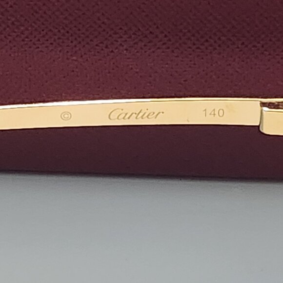 Cartier Pilot Aviator Unisex Polarized Sunglasses CT0192S 001 Grey | NIB - Picture 11 of 12